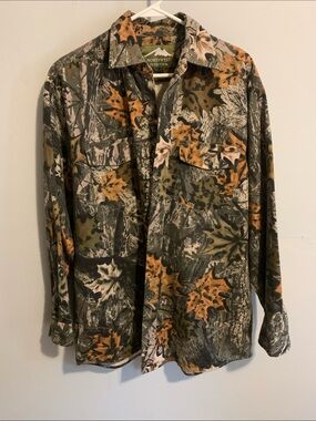 Northwest Territory Men's  L/S Himalaya Camp/Hunt  Shirt - Green/Brown Camo